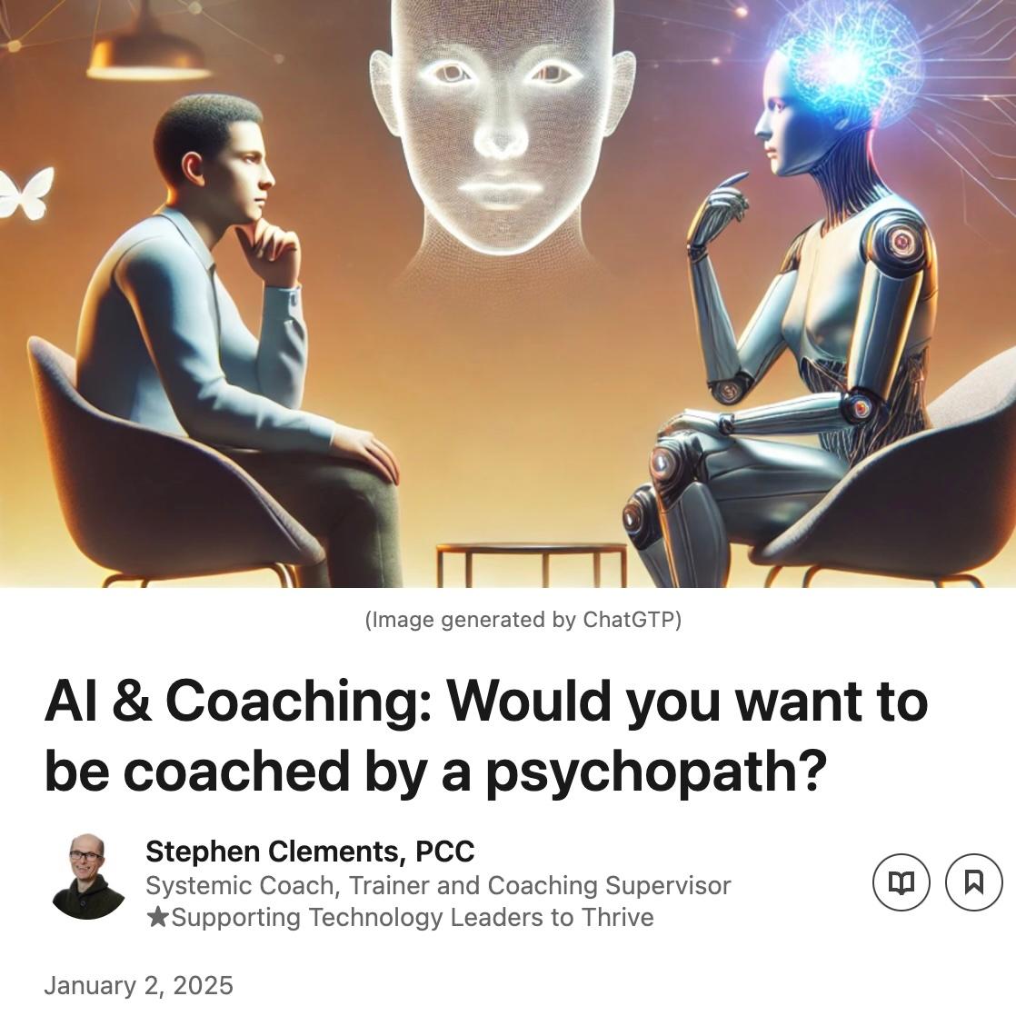 Would you want to be coached by a psychopath?